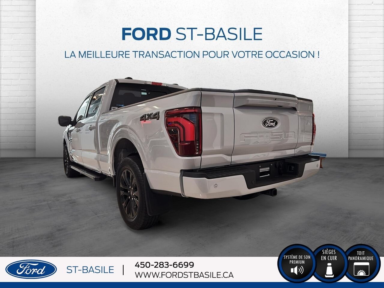 2025 Ford F150 White Saint-Basile-le-Grand - photo #4