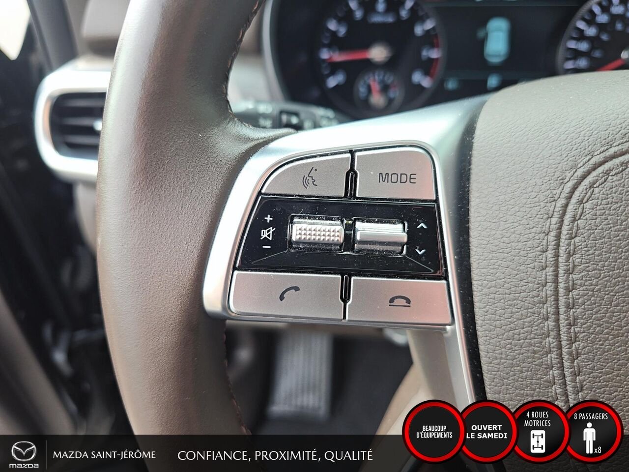 Kia Telluride SX | CUIR BRUN | 8 PASSAGERS | TOIT OUVRANT | 2022 Noir Saint-Jérôme - photo #13