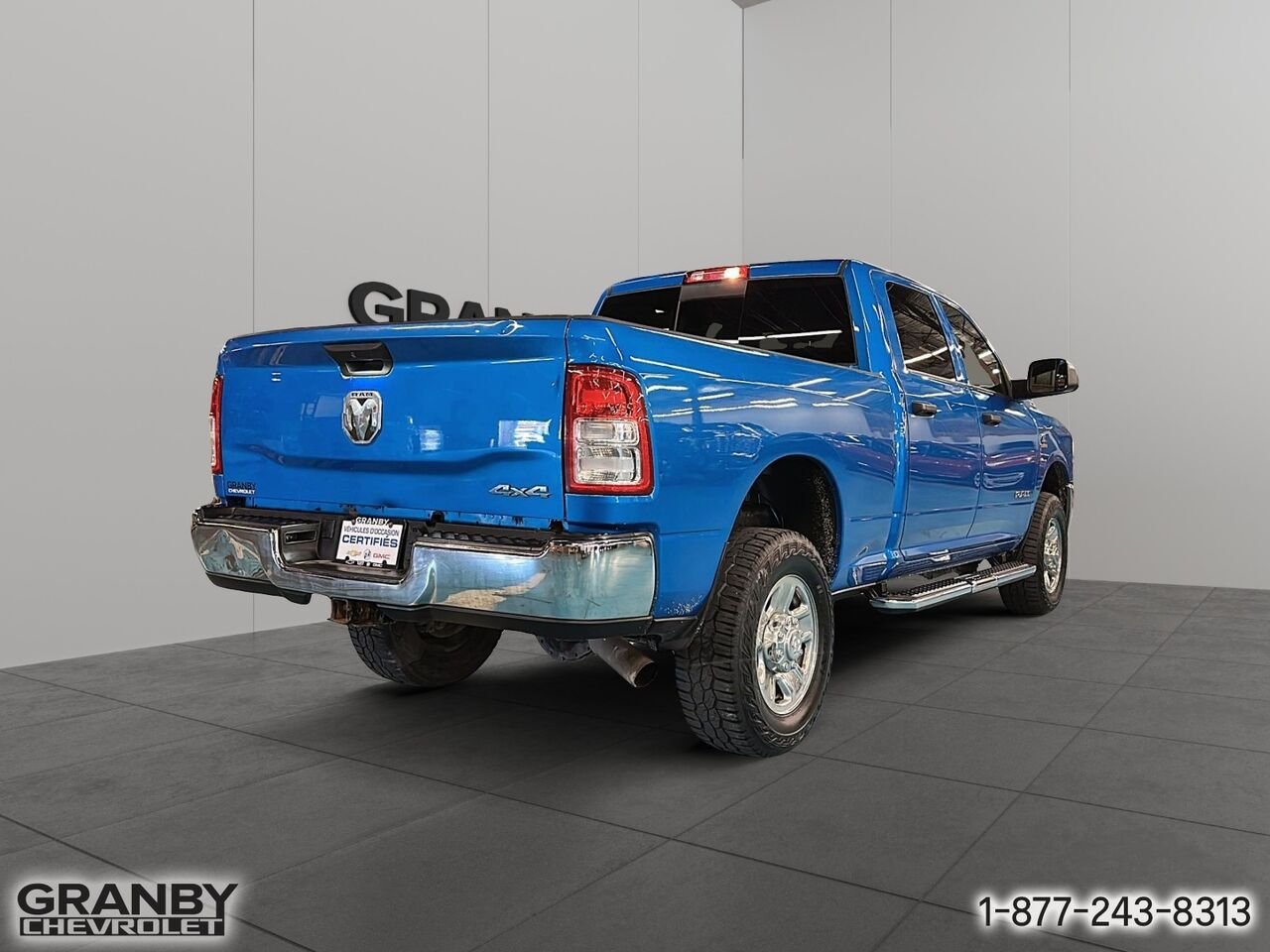Ram 2500 Crewcab boite 6.6 diesel | G3594 2022 Bleu Granby - photo #4