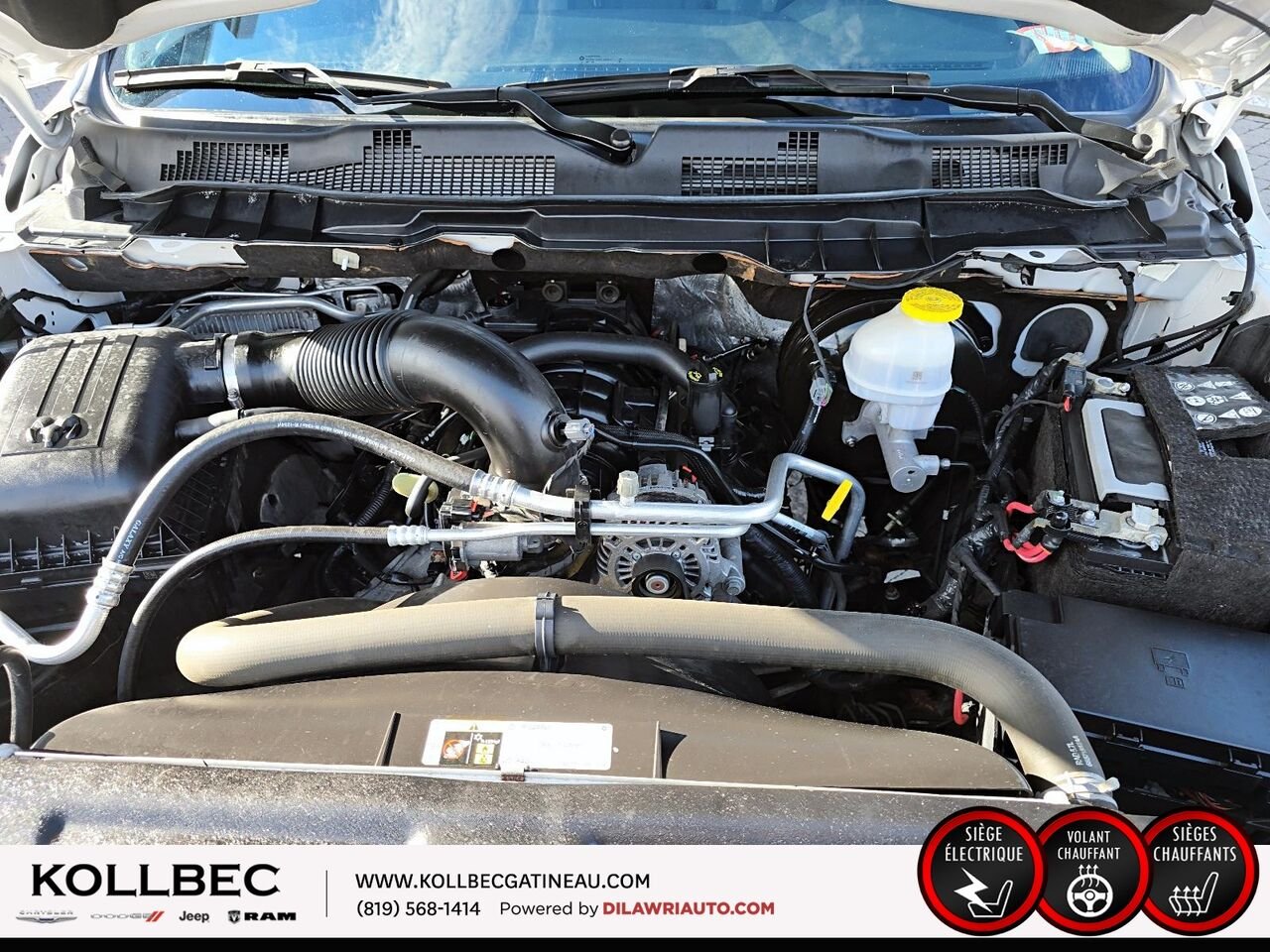 RAM 1500 SLT CrewCab 4x4 2022 Blanc Ottawa & Gatineau - photo #16