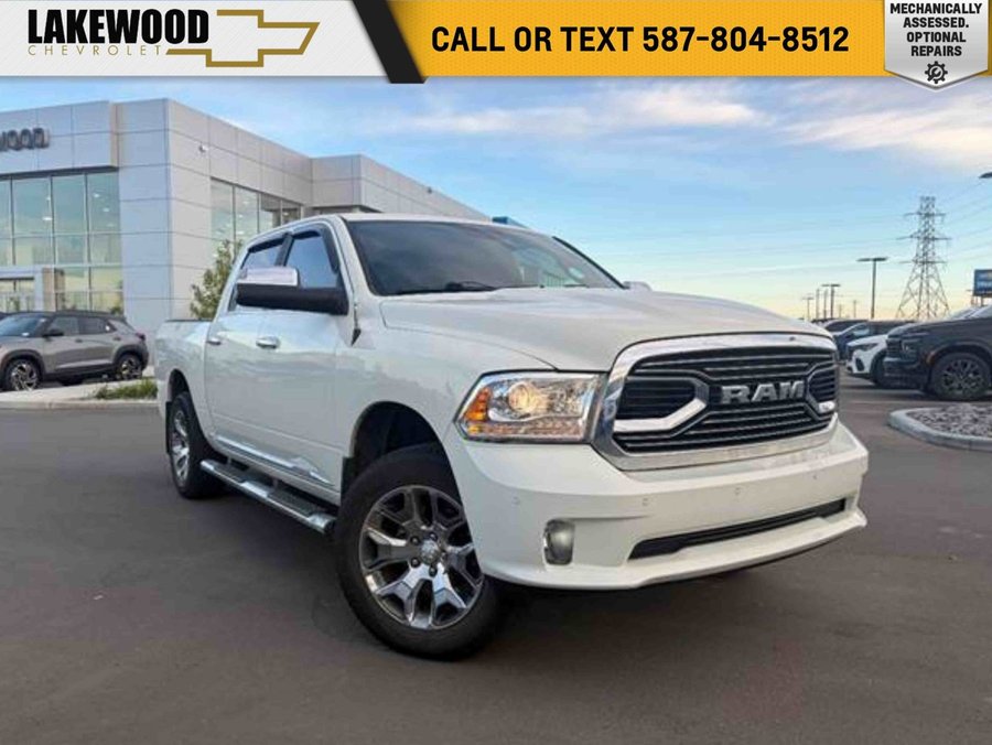 2018 Ram 1500 Limited 3.0L EcoDiesel | Power Sunroof White