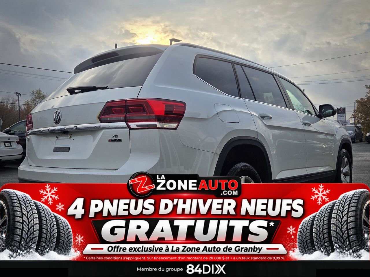 2019 Volkswagen Atlas V6 White Granby - photo #6