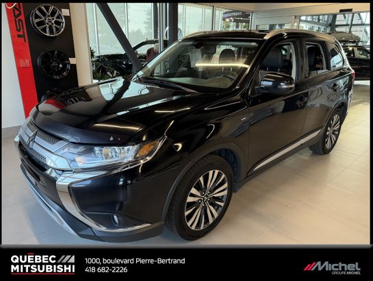 Mitsubishi Outlander SE Touring AWC, V6, Remorquage 3500lbs 2019 Noir