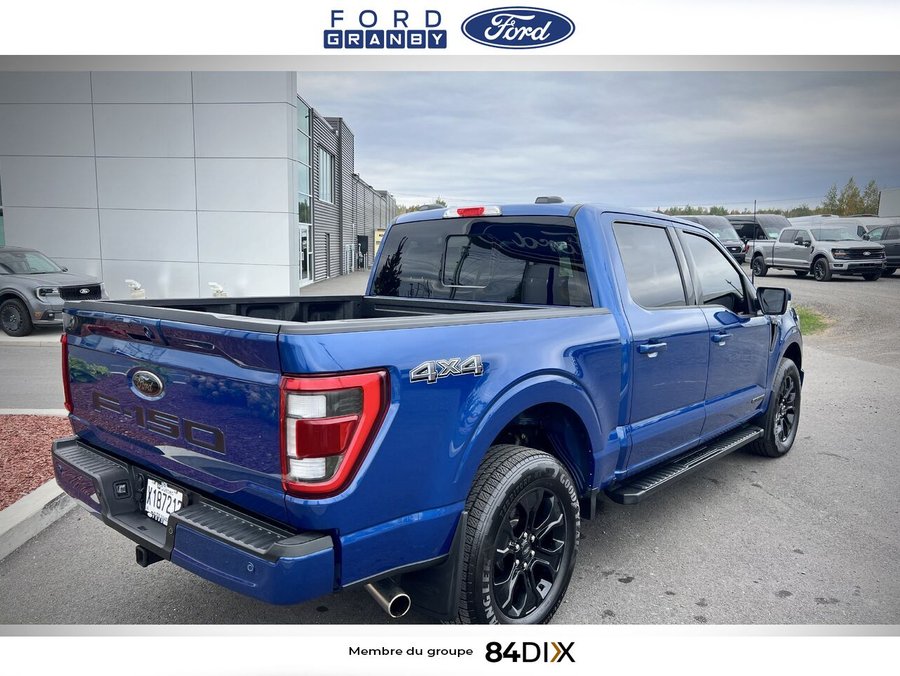 2022 Ford F-150 LARIAT cabine SuperCrew 4RM caisse de 5,5 pi Blue