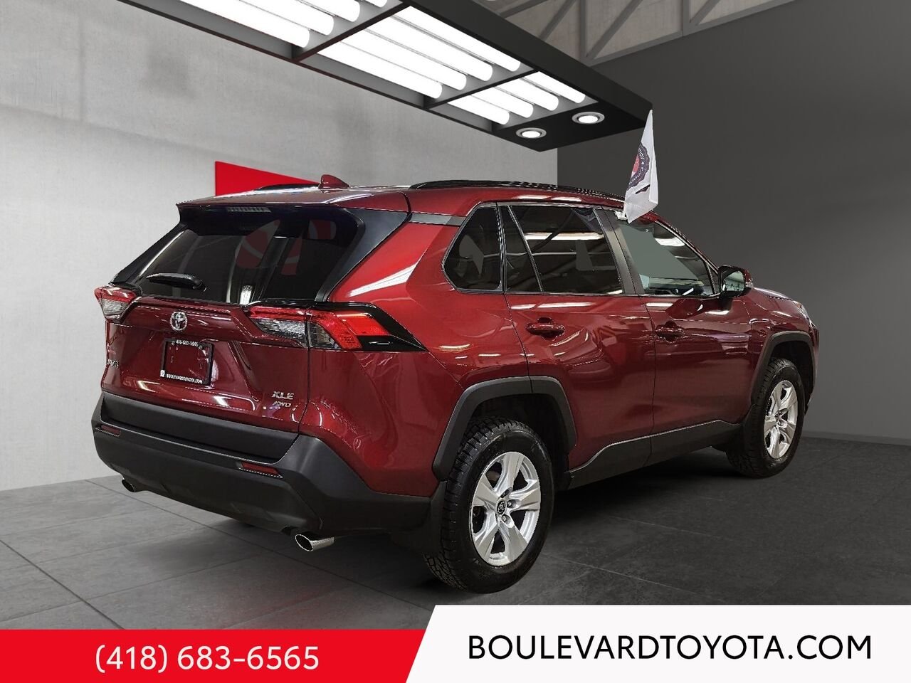 2021 Toyota RAV4 100244B-45 | XLE, AWD Red Québec - photo #3