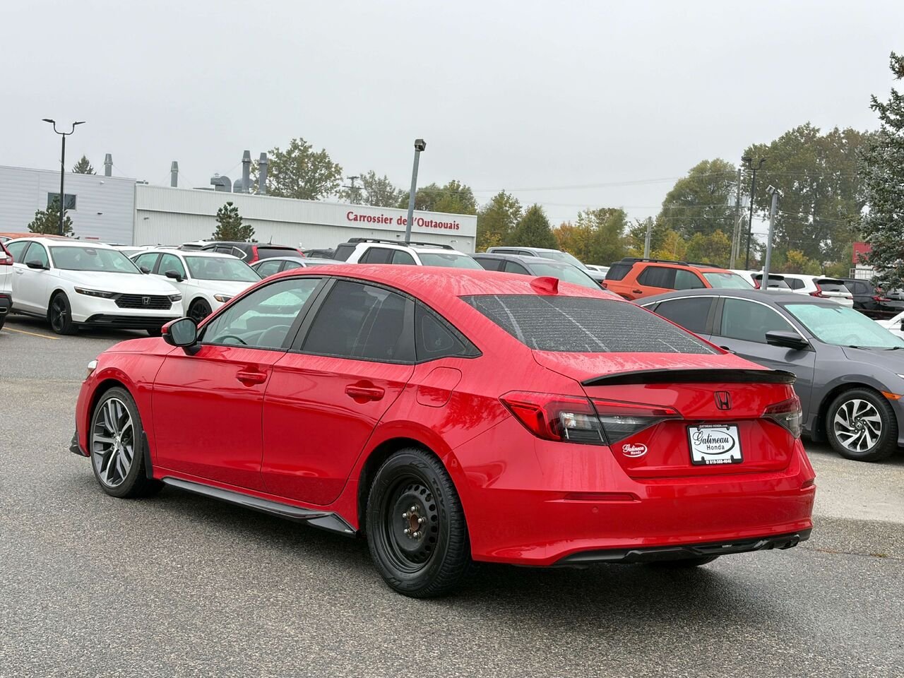 Honda Civic Touring 2022 Rouge Gatineau - photo #3