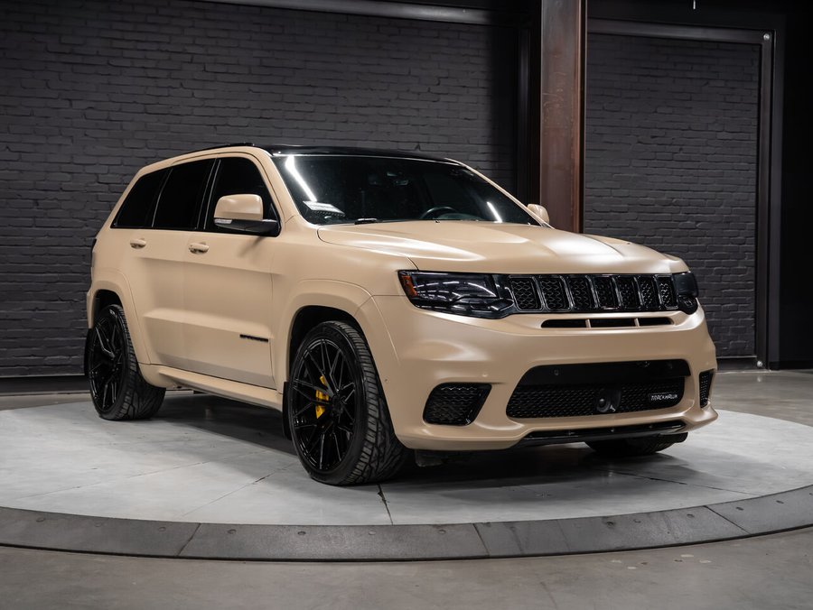 2019 Jeep Grand Cherokee Trackhawk | Custom Vinyl Wrap | Full Stealth PPF | Clean CARFAX White