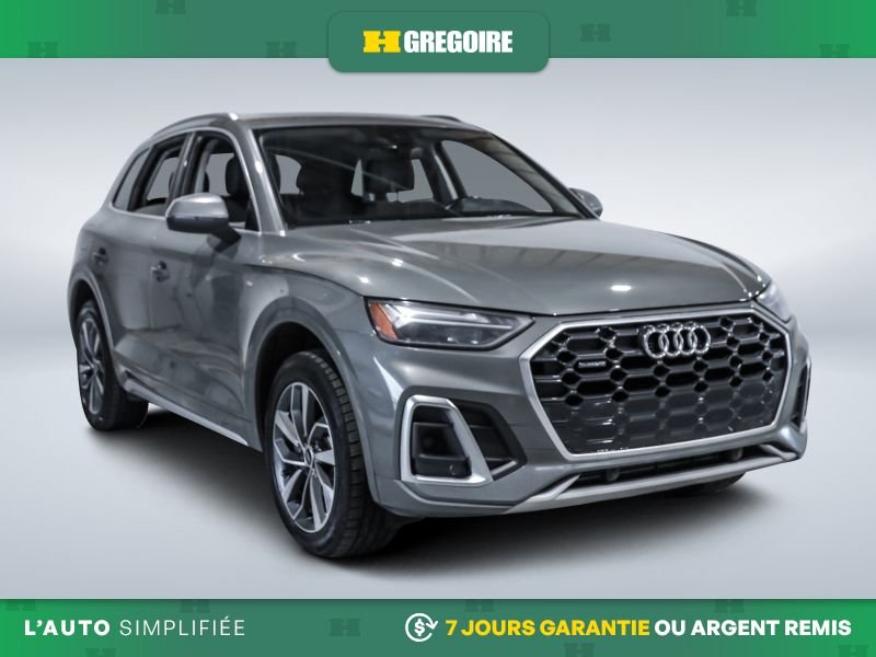 Audi Q5 Progressiv AWD AUTO AC CUIR TOIT NAV CAM RECULE BL 2023 Gris