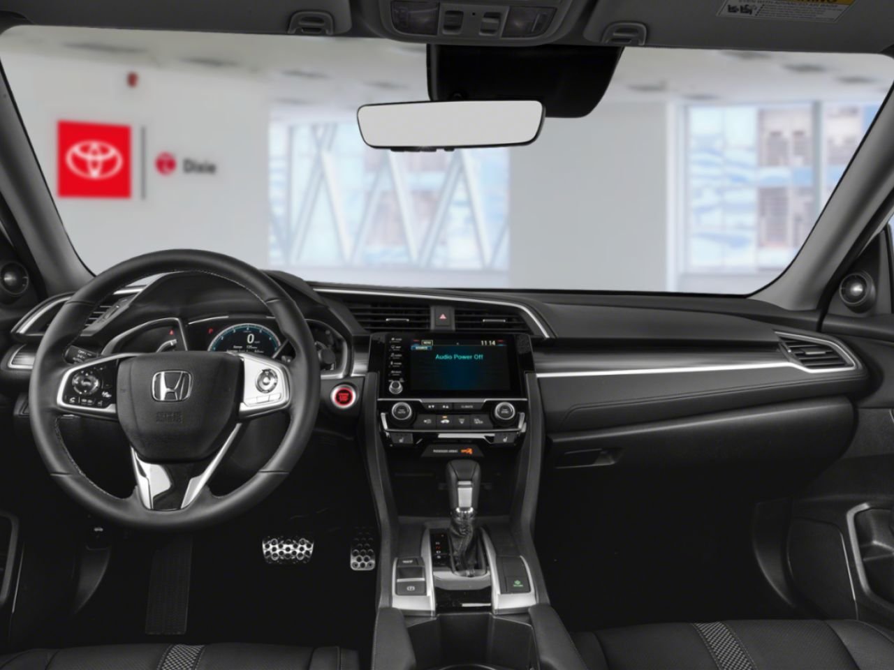 2019 Honda Civic Sedan TOURING CVT Black Mississauga - photo #8