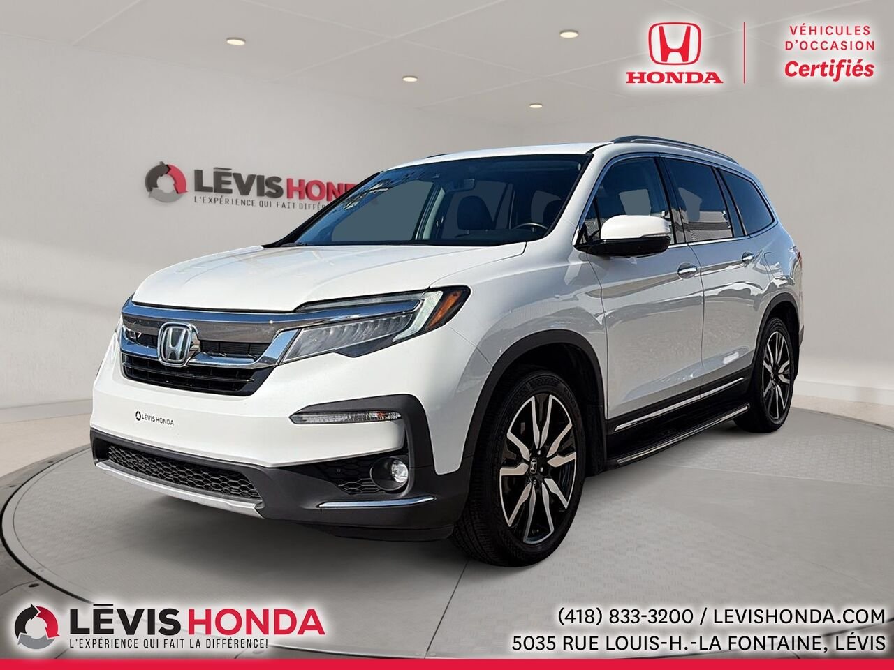 2021 Honda Pilot Touring 7P Touring 7 places TI White Lévis - photo #0