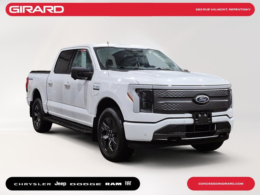 2023 Ford F-150 LIGHTNING XLT White
