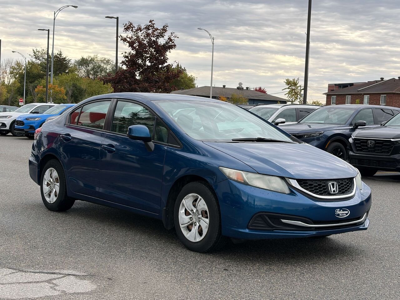 Honda Civic LX 2013 Bleu Gatineau - photo #6