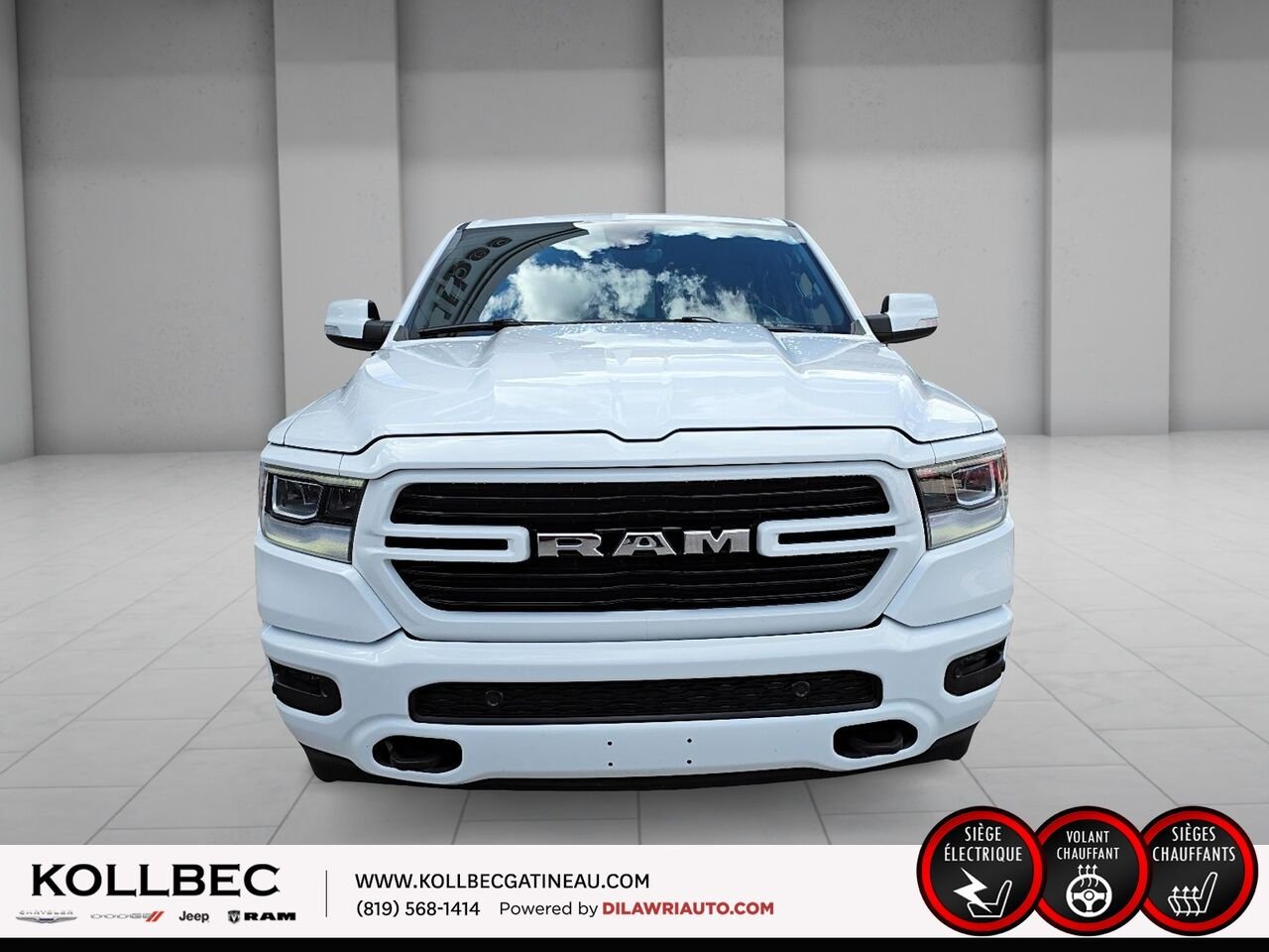 2020 RAM 1500 26821 | Big Horn Sport 4x4 Crewcab 4x4 White Gatineau - photo #11