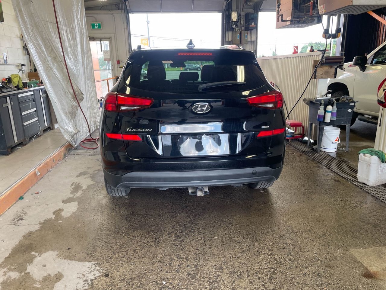 Hyundai Tucson PREFERRED AWD *CUIR* TOIT SIÈGES CHAUFF CARPLAY 2021 Noir Saint-Jérôme - photo #7