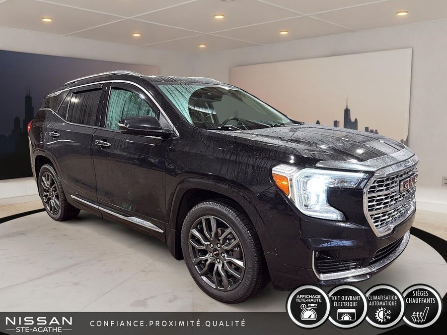 GMC Terrain DENALI DENALI TI | CUIR | TOIT | SIÈGES VENTILÉS | BOSE | TÊTE HAUTE 2023 Noir