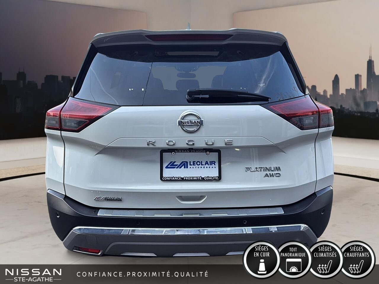 2021 Nissan Rogue White Sainte-Agathe-des-Monts - photo #3
