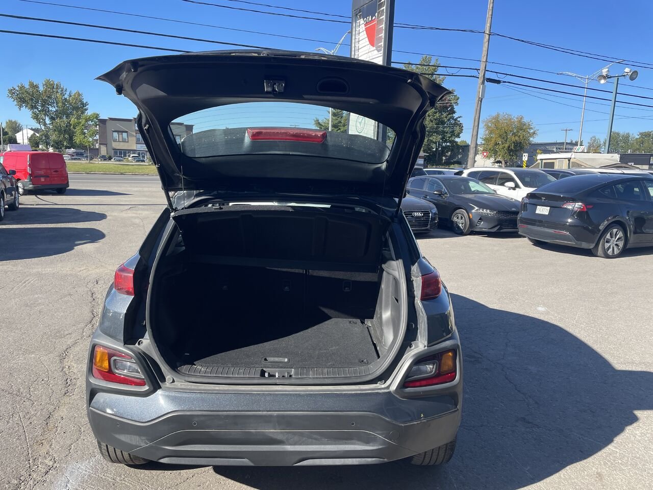 2018 Hyundai Kona Grey  - photo #6