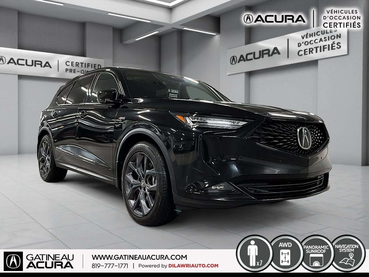 Acura MDX A-Spec SH-AWD 2022 Noir Gatineau - photo #13