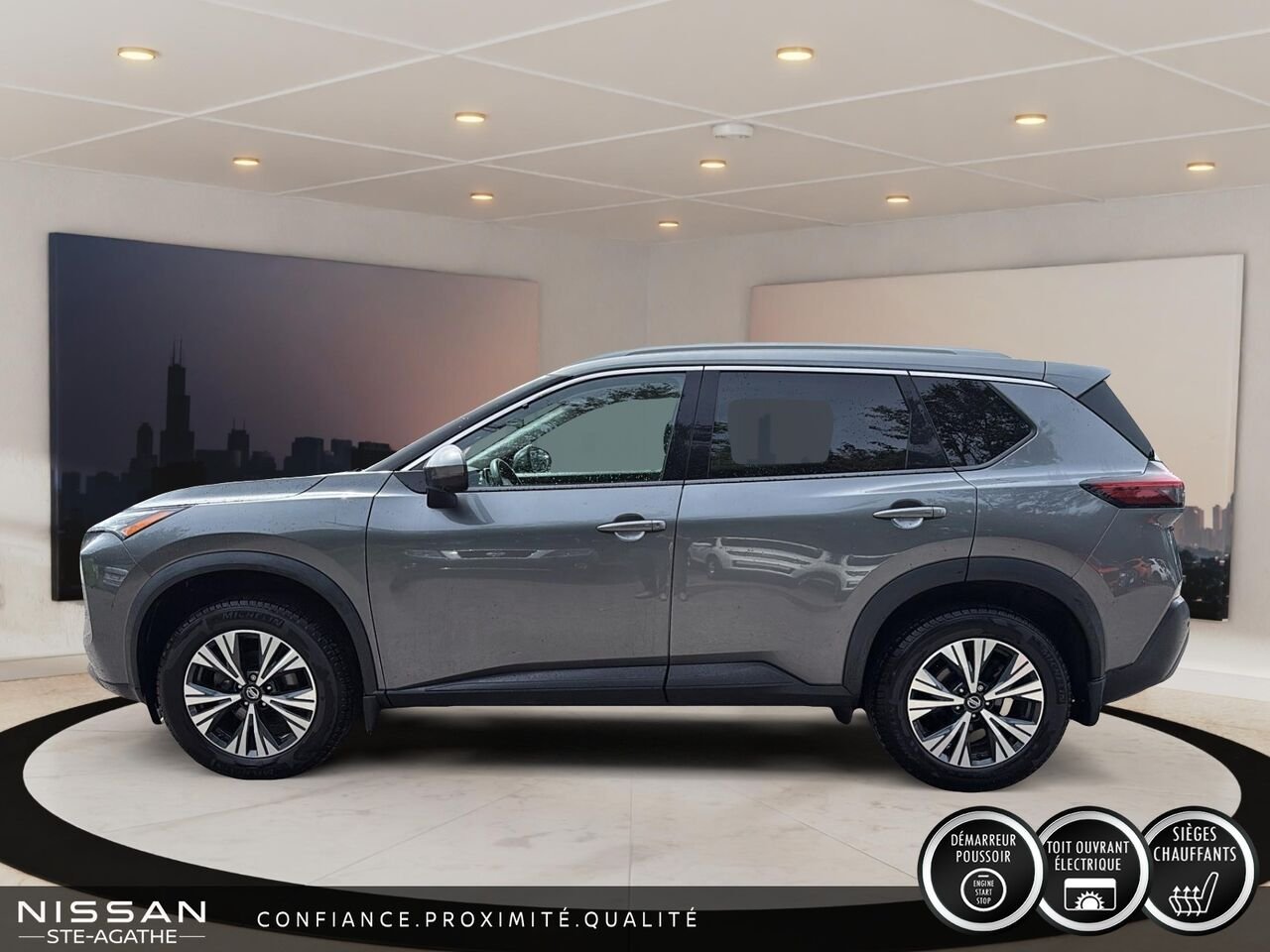 Nissan Rogue 2021 Gris Saint-Jérôme - photo #5