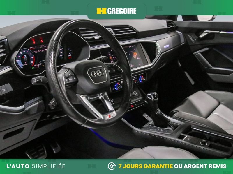 Audi Q3 821715 | Progressiv AWD AUTO AC CUIR TOIT MAGS CAM RECUL BL 2022 Bleu Laval - photo #11