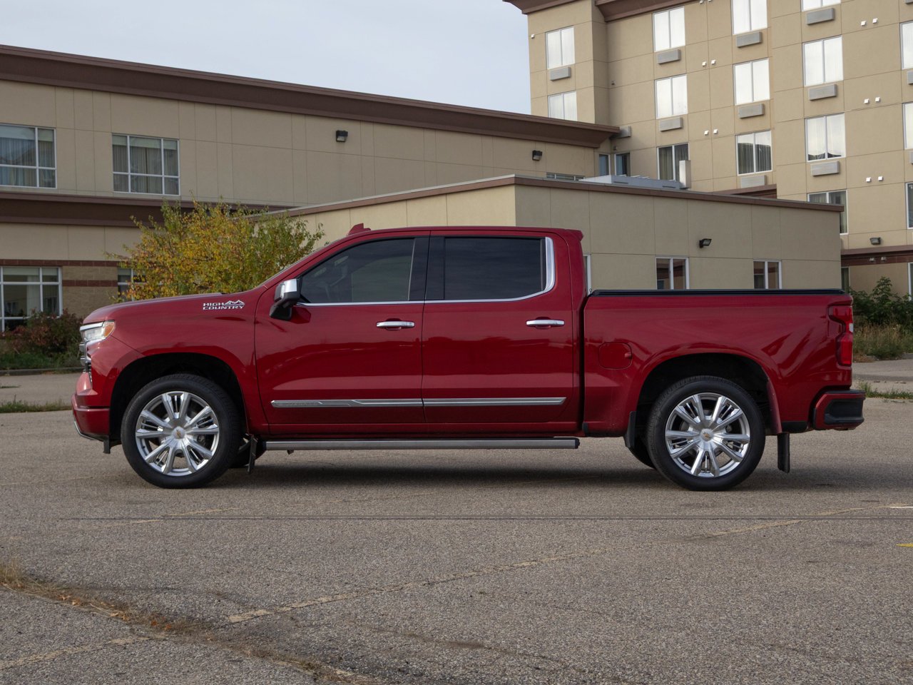 2025 Chevrolet Silverado 1500 4WD Crew Cab 147 High Country Red Sherwood Park - photo #9