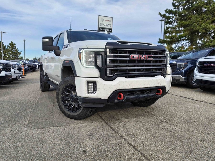 2022 GMC Sierra 3500HD AT4 Premium | Aftermarket 20in Fuel Wheels White