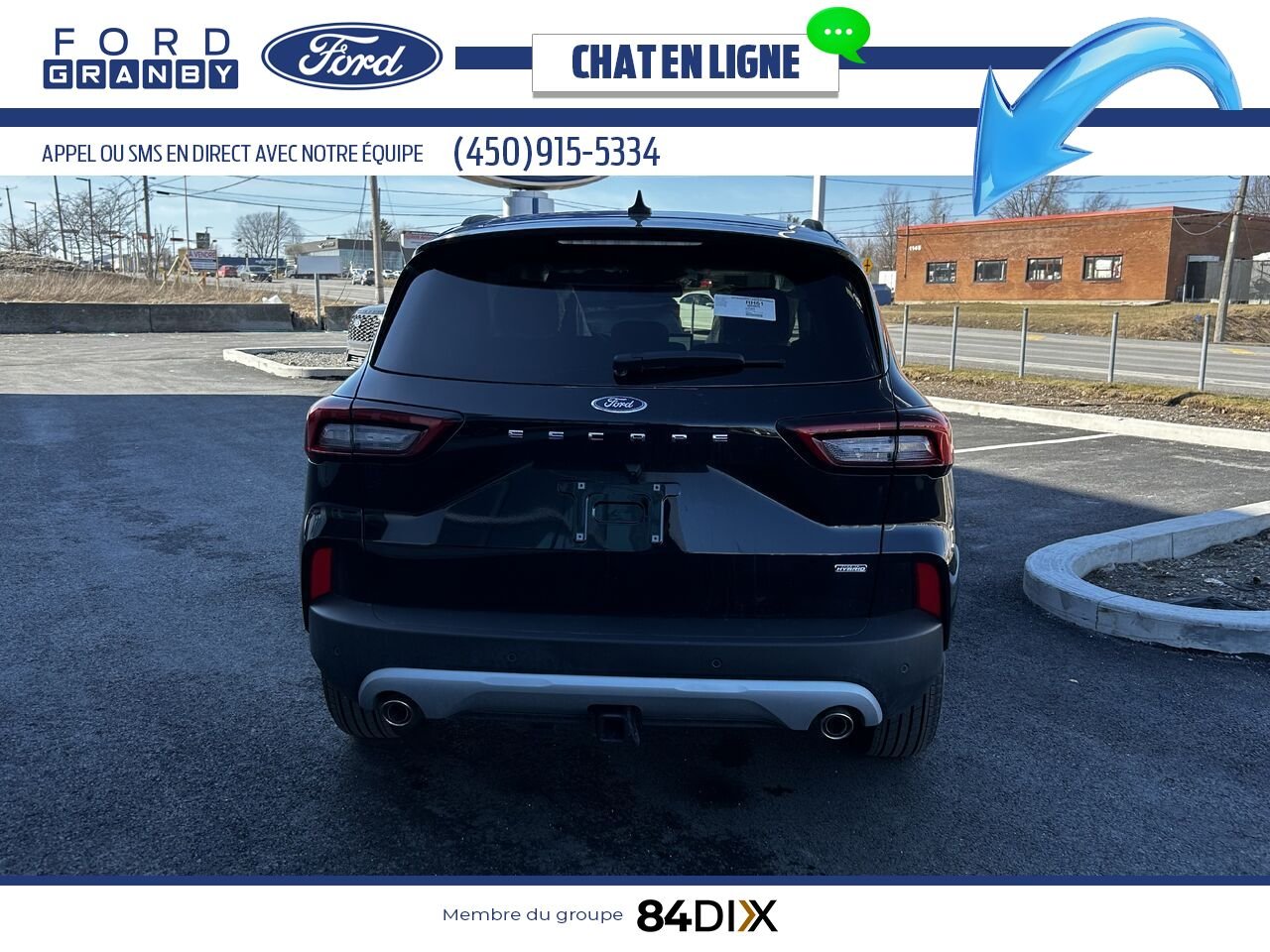 Ford Escape 2025 Noir agate métallisé Granby - photo #3