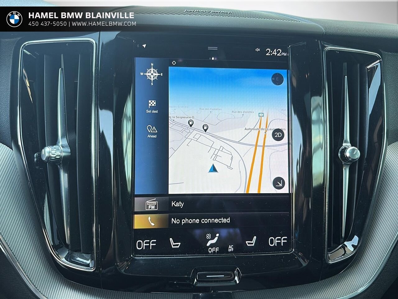 2021 Volvo XC60 T6 R-Design TI Grey Blainville - photo #12