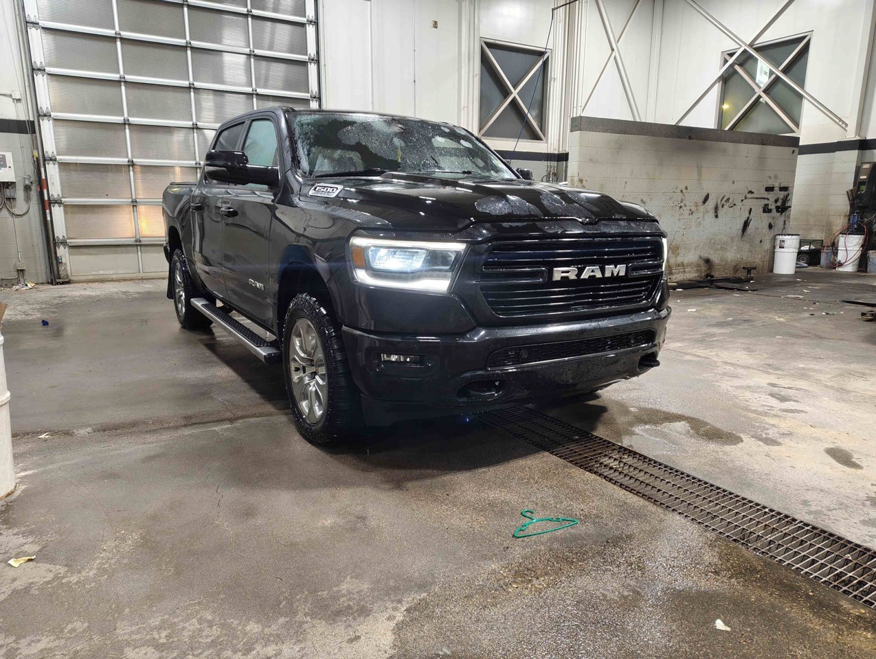 2019 Ram 1500 Big Horn 4x4 Crew Cab 5'7 Box Black Sherwood Park - photo #2