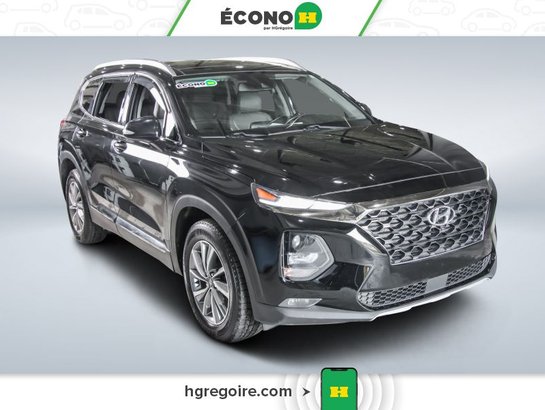 2019 Hyundai Santa Fe Luxury AWD CUIR TOIT BLUETOOTH CAMÉRA MAGS Black