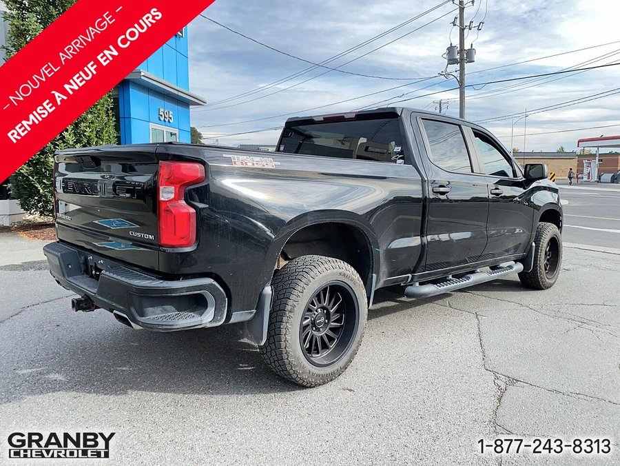 Chevrolet Silverado 1500 Custom Trail Boss cabine multiplace 4RM 157 po 2019 Noir