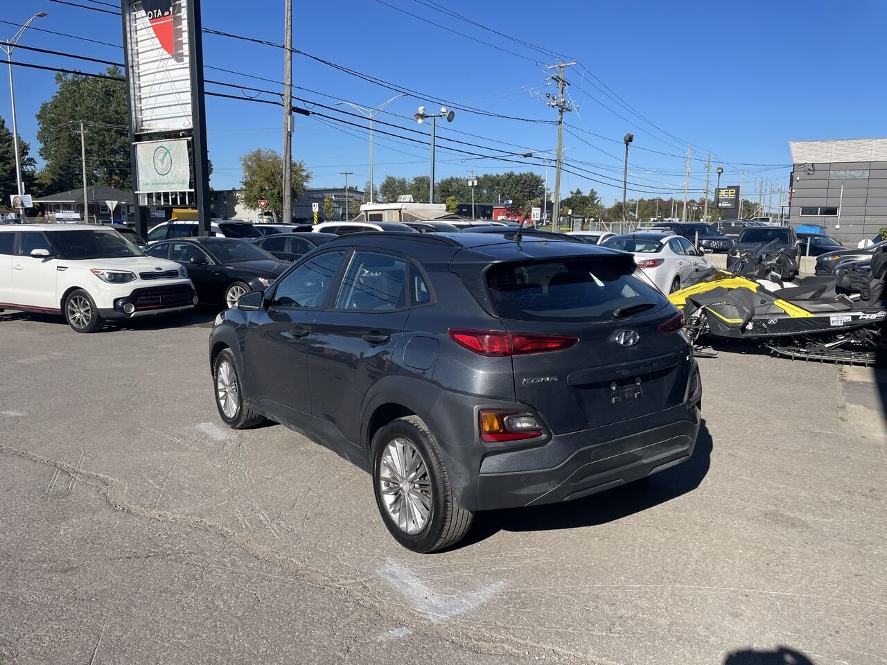 2018 Hyundai Kona Grey  - photo #7