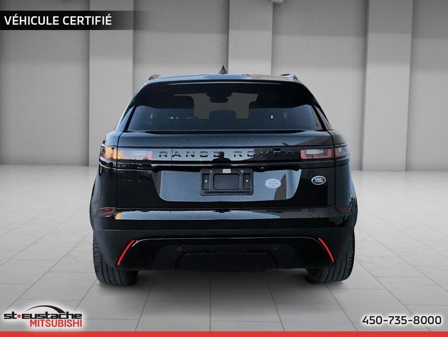 Land Rover Range Rover Velar S P250-cuir bleu-toit pano-sièges et volant chauffant-carplay/android auto 2022 Noir