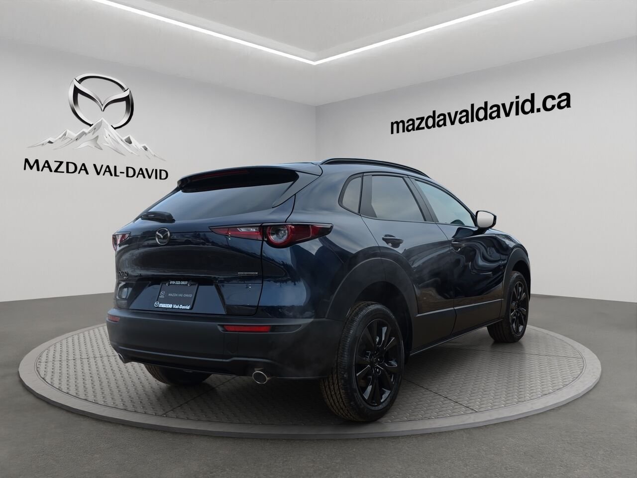 2026 Mazda CX-30 2.5 S Kuro AWD, Toit ouvrant, Sièges en similicuir, Barre de toit peintes Deep Crystal Blue Mica Val-David - photo #18