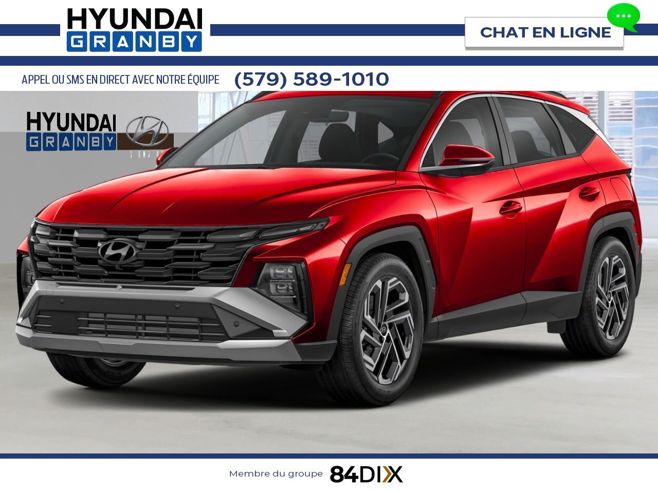 HYUNDAI Tucson hybride rechargeable 2025 Blanc cristal Granby - photo #0