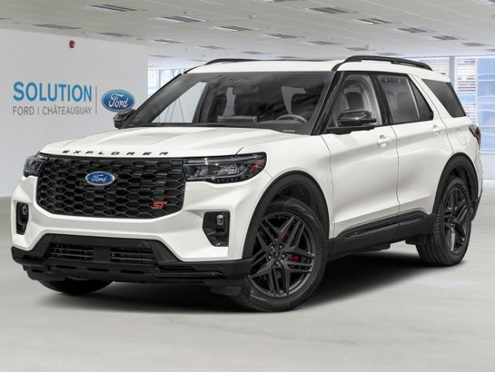 2026 Ford Explorer EXPLORER Star White Metallic Tri-Coat