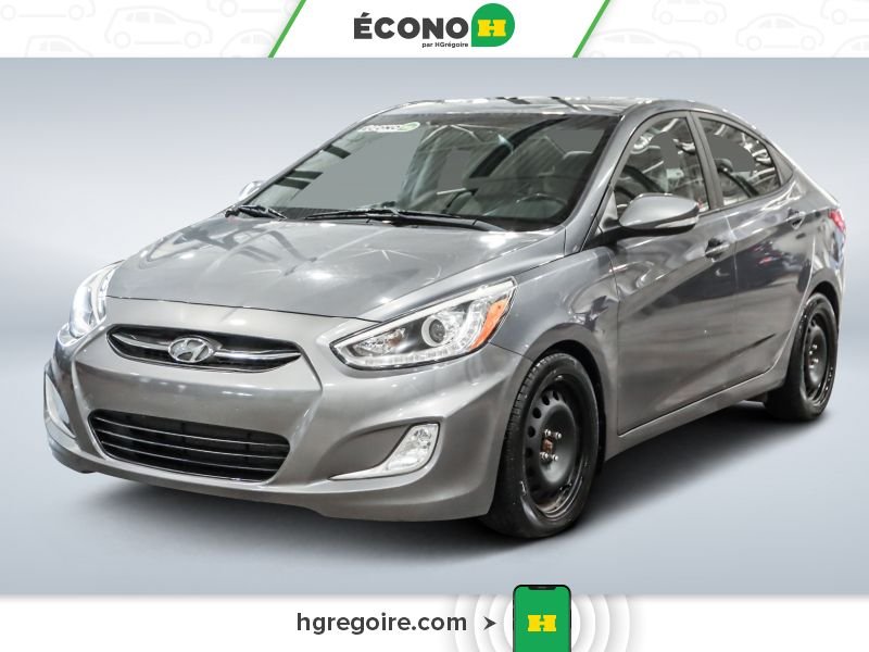 Hyundai Accent 821067 | GLS AUTOMATIQUE A/C TOIT OUVRANT 2017 Gris Laval - photo #2