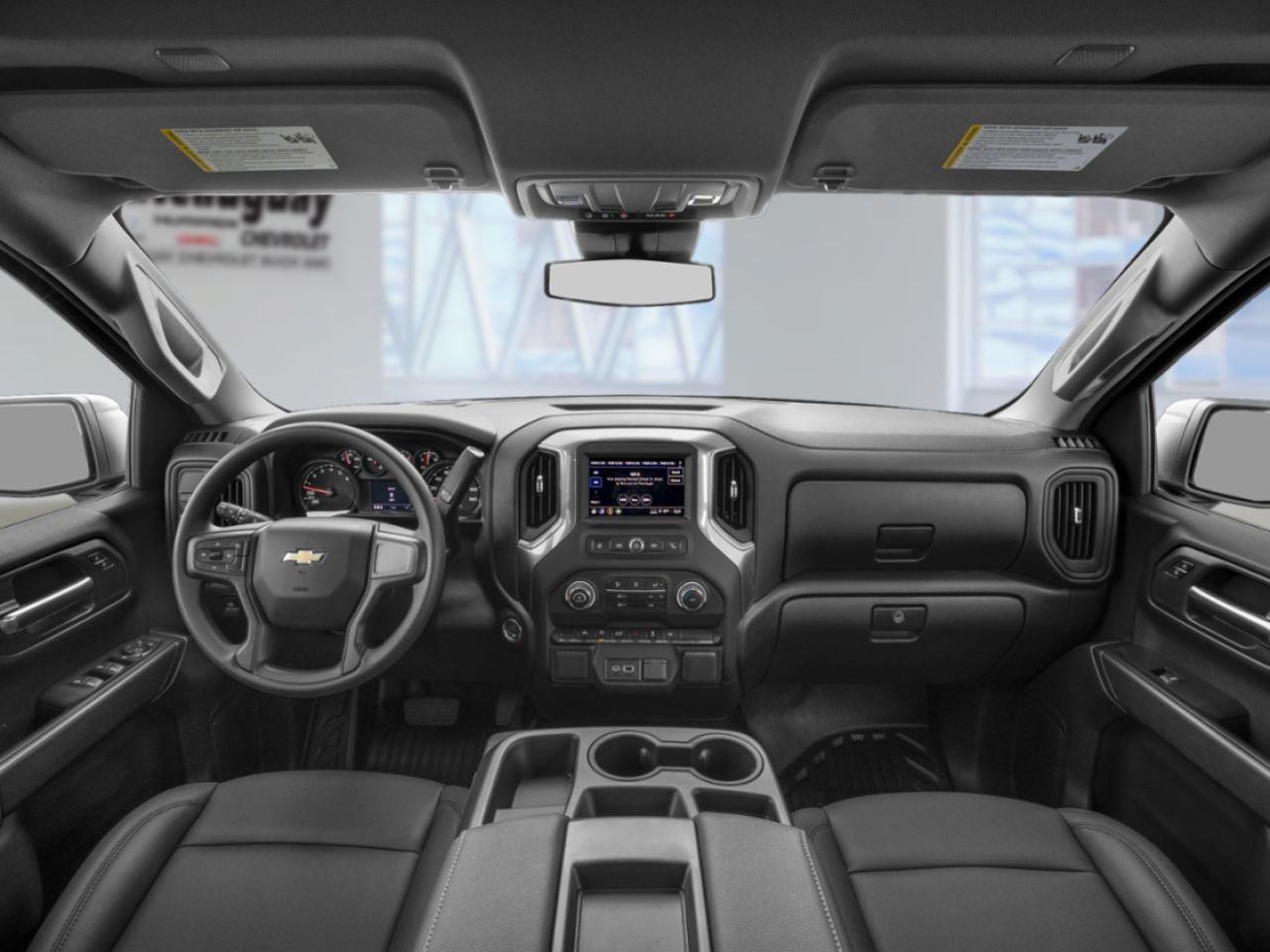 CHEVROLET Silverado 1500 Custom cabine multiplace 4RM 147 po 2026 Noir Châteauguay - photo #11