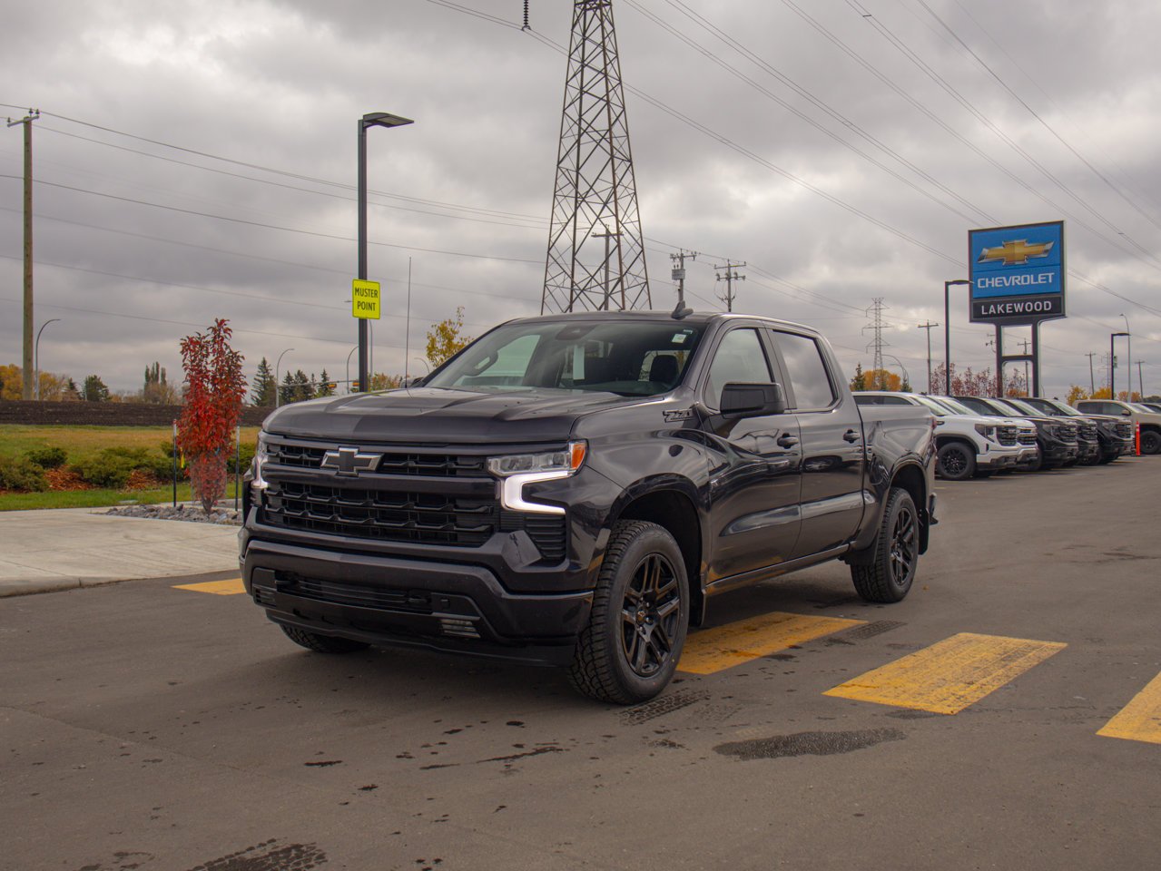 2024 Chevrolet Silverado 1500 4WD Crew Cab 147 RST Grey Sherwood Park - photo #3