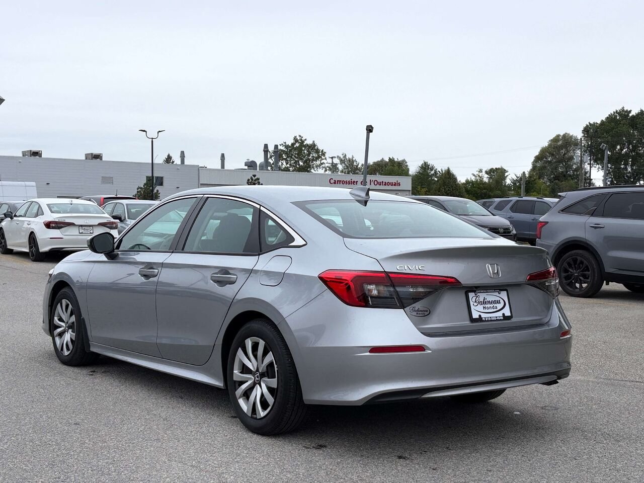 Honda Civic LX-B 2024 Blanc Gatineau - photo #3
