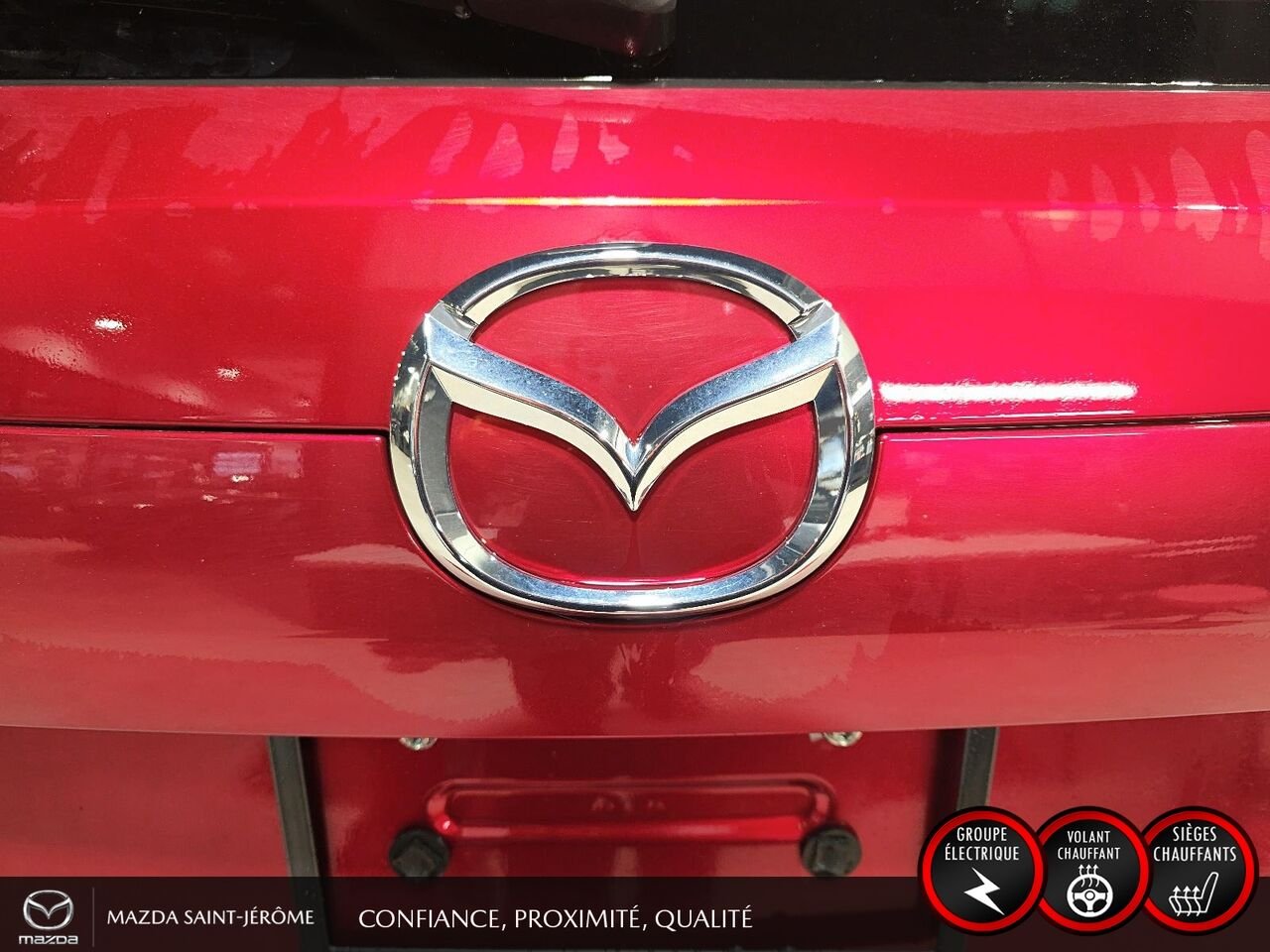 Mazda CX-5 GS | CUIR | AWD | MAGS | HAYON ÉLECTRIQUE | ACCÈS ET DÉMARRAGE SANS CLÉ 2025 Rouge Saint-Jérôme - photo #7