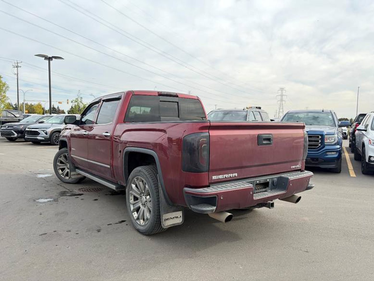 2017 GMC Sierra 1500 4WD Crew Cab 143.5 Denali Red Sherwood Park - photo #2