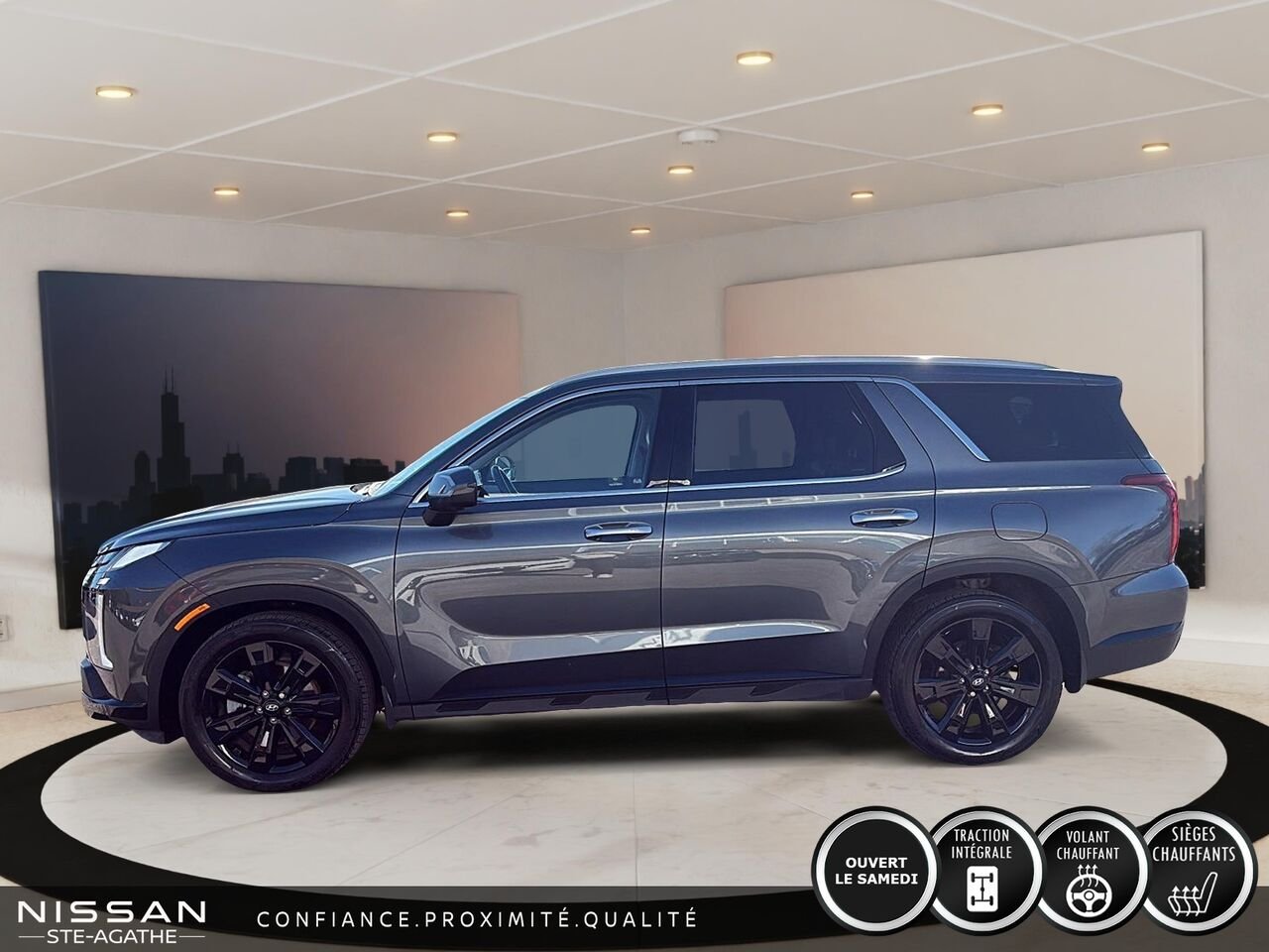 2023 Hyundai Palisade URBAN 8 PLACES TI | UN SEUL PROPRIÉTAIRE | TOIT OUVRANT | APPLE CARPLAY | DÉMARREUR À DISTANCE Blue Saint-Jérôme - photo #5