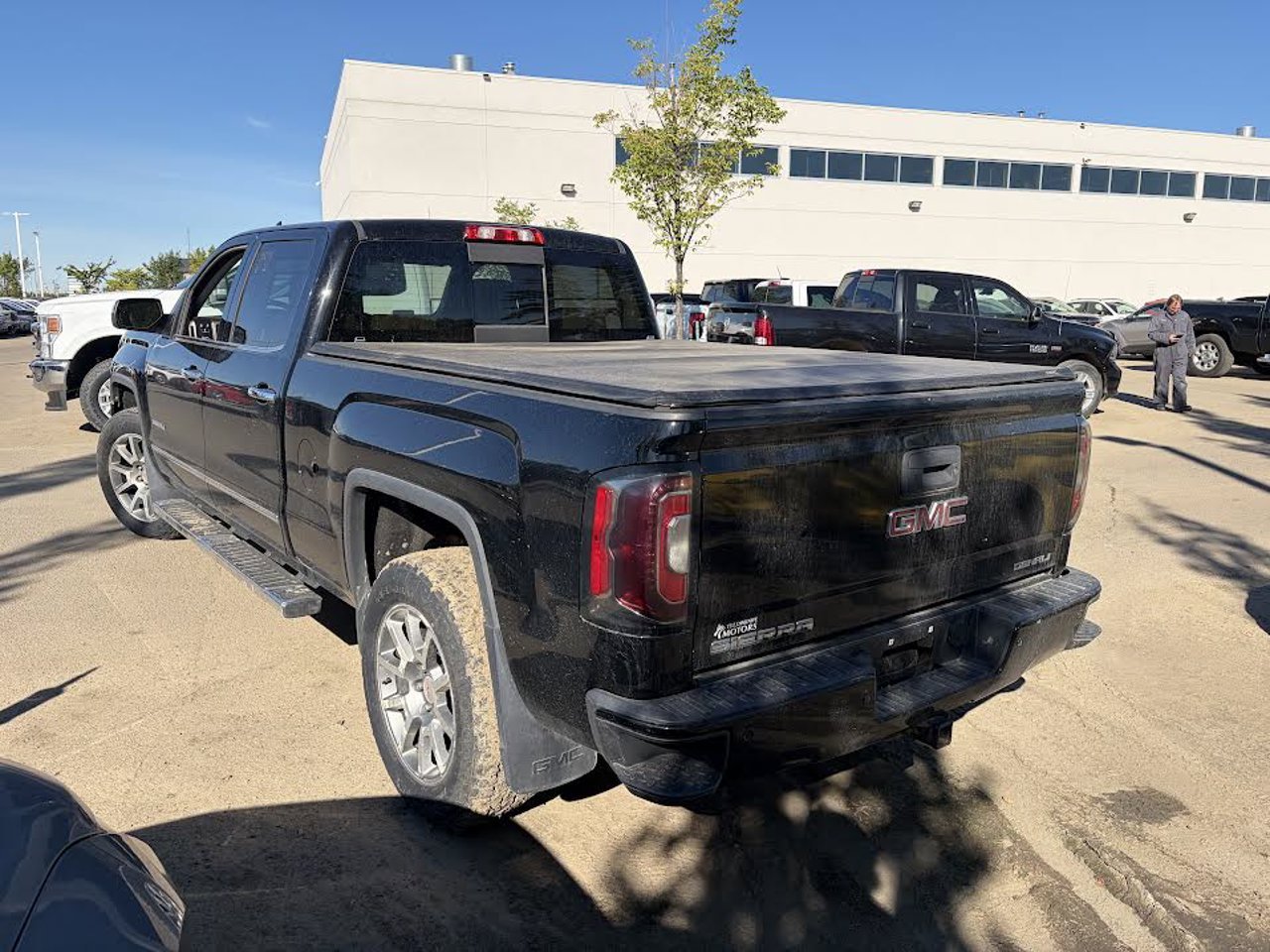 2017 GMC Sierra 1500 4WD Crew Cab 143.5 Denali Black Sherwood Park - photo #3