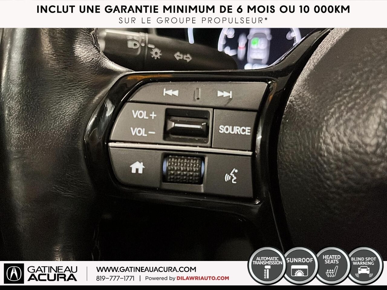 Honda Civic EX 2022 Noir Gatineau - photo #10