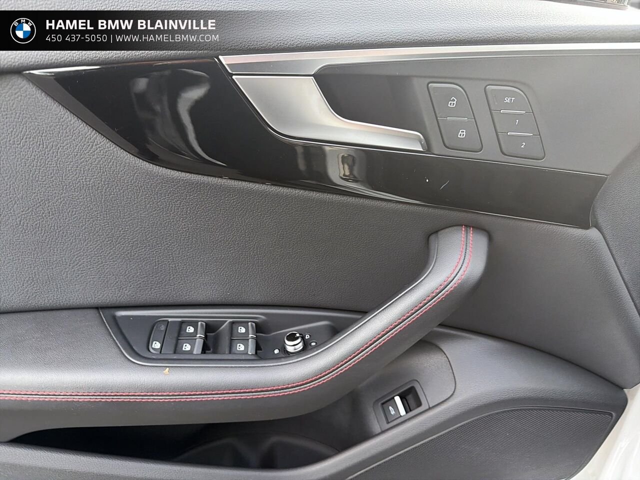 Audi berline A4 Progressiv 2.0 TFSI quattro S tronic 2018 Blanc Blainville - photo #10