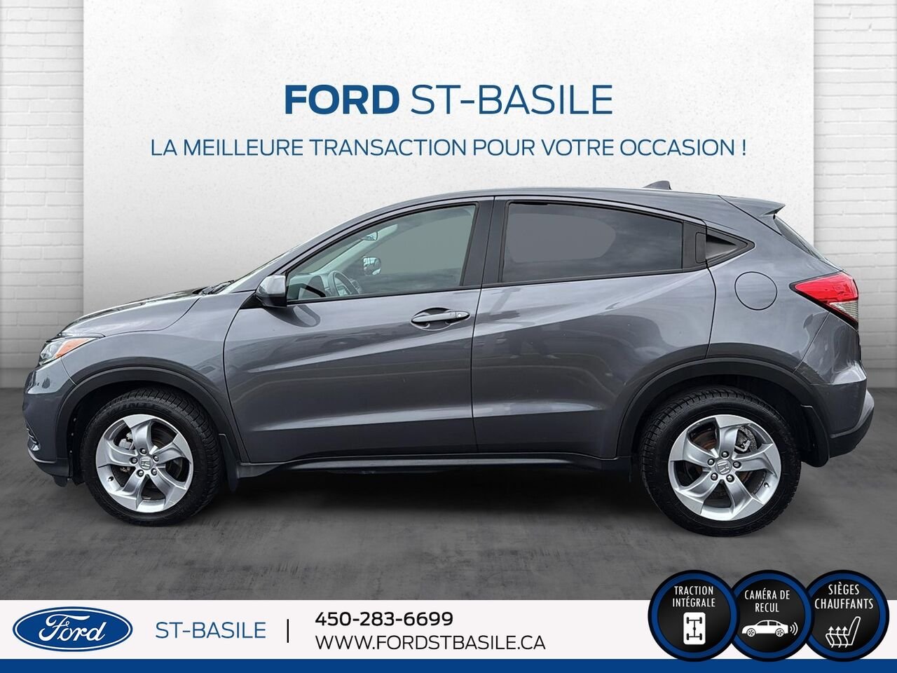 HONDA HR-V 2020 Gris Saint-Basile-le-Grand - photo #2