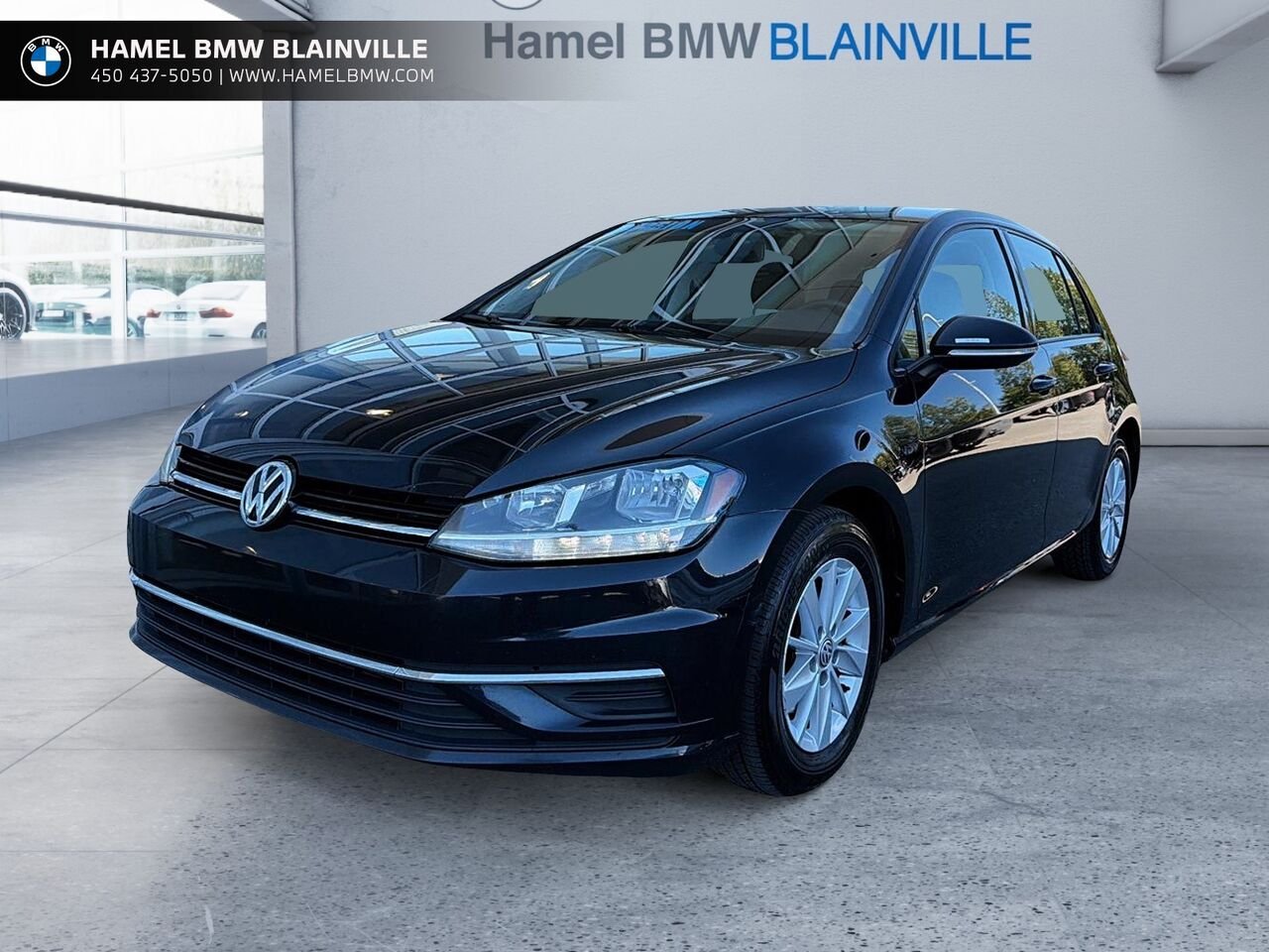 2019 Volkswagen Golf Comfortline 5 portes avec boîte automatique Black Blainville - photo #0