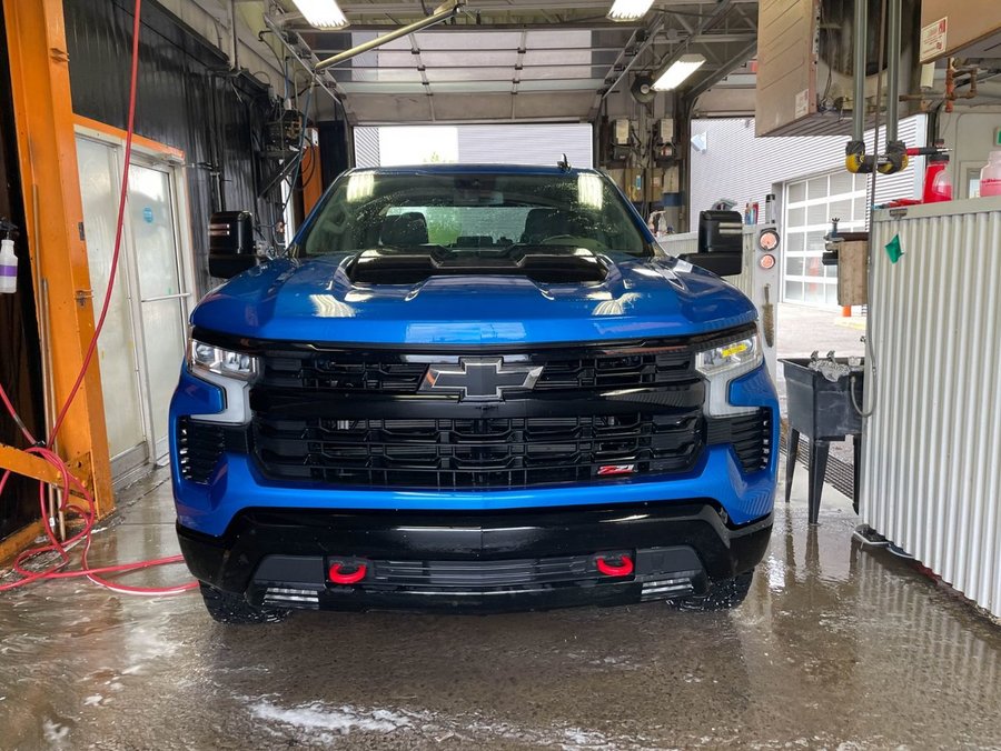 Chevrolet Silverado 1500 LT TRAIL BOSS CREW 4X4 V8 *SIÈGES CHAUFF* BEDLINER 2022 Bleu