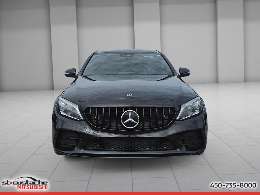 Mercedes-Benz Classe-C C 43 AMG berline 4MATIC-CUIR-TOIT PANO-SIÈGES ET VOLANT CHAUFFANT 2020 Noir